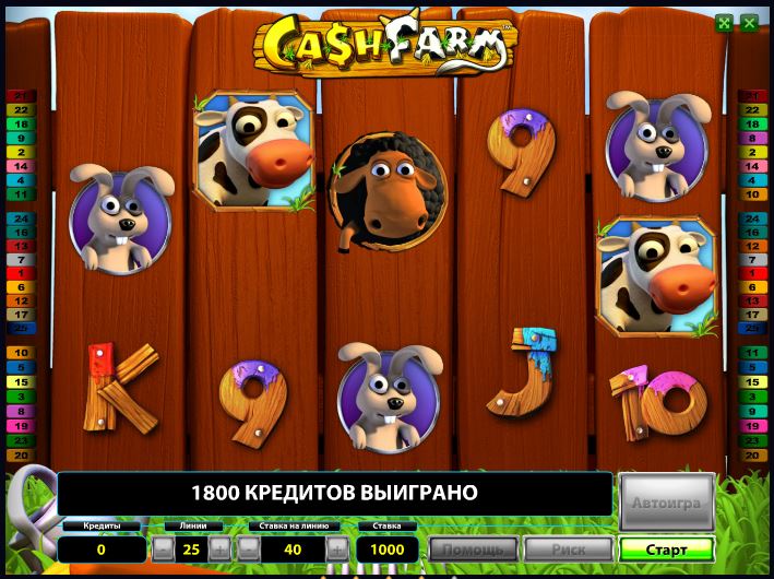 бесплатный игровой автомат Cash Farm