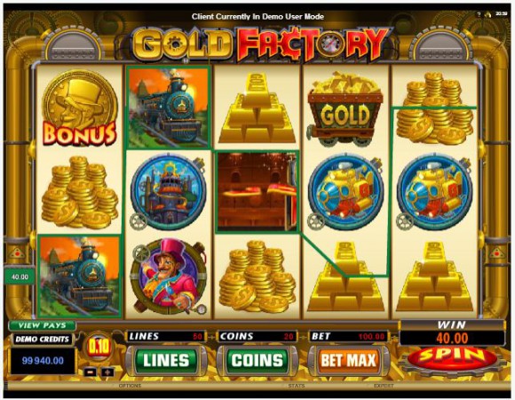 Игровой автомат Gold Factory