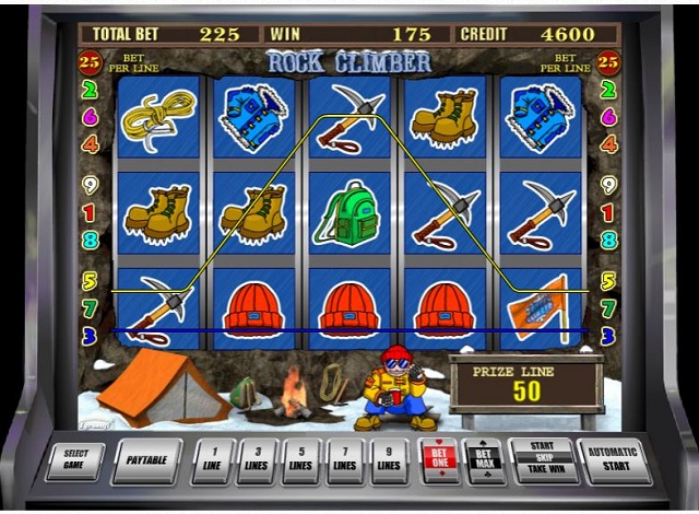 Игровой автомат Rock Climber