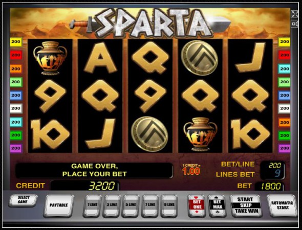 Игровой автомат Sparta