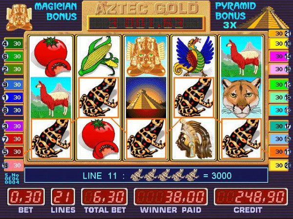 Игровой автомат Aztec Gold