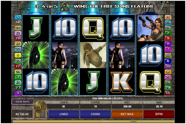 Игровой автомат Tomb Raider