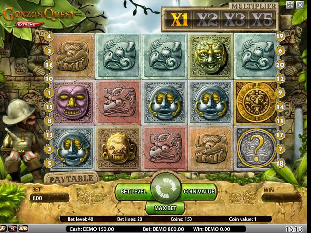 Игровой автомат Gonzos Quest Extreme