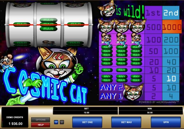 Игровой автомат Cosmic Cat
